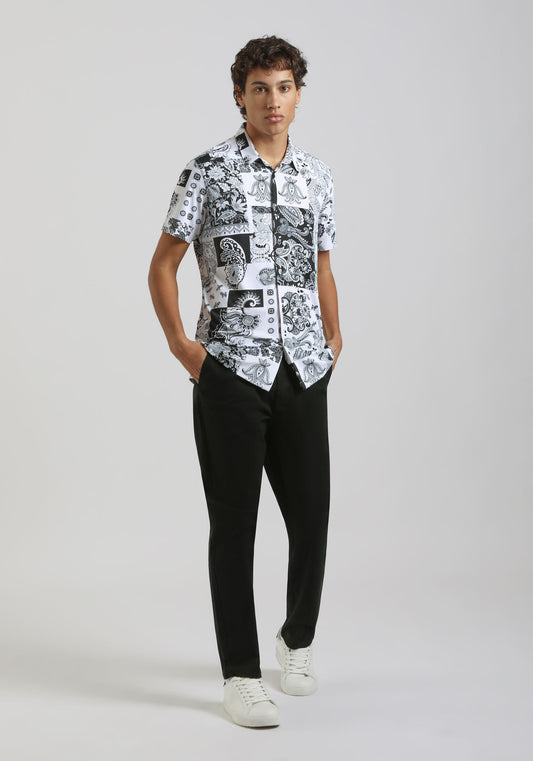 Cotton chino trousers
