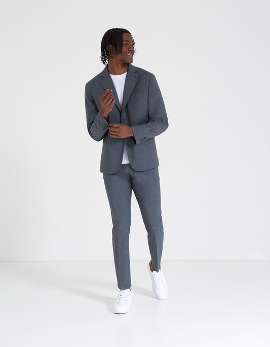 Abito misto lino|Colore:Grigio