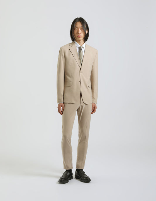 Solid color suit