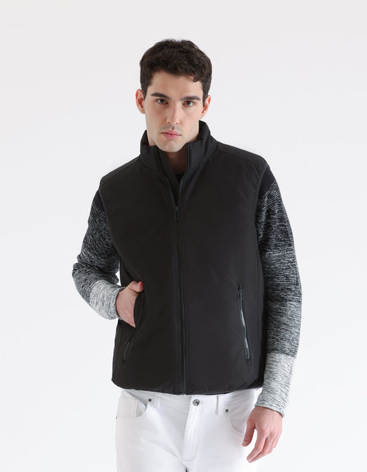 Mock neck sleeve
