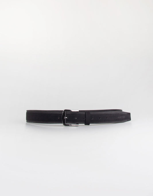 Belt with contrasting borders