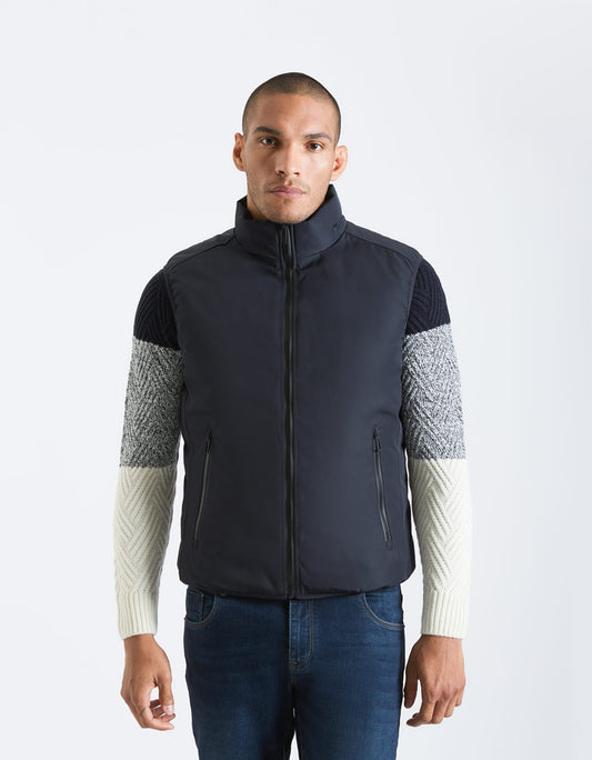 Mock neck sleeve