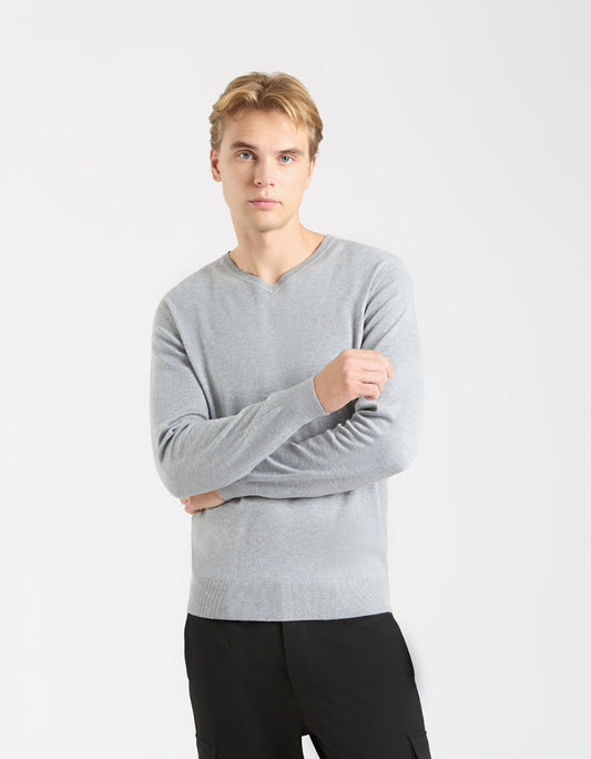 V-neck sweater