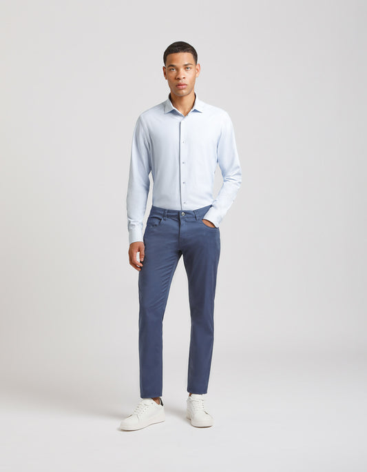 Pantalone cinque tasche in cotone|Colore:Avion
