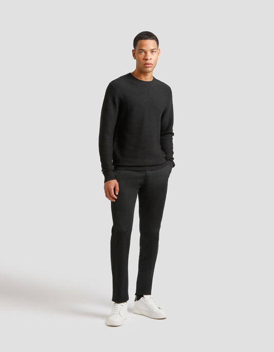 Pantalone chino in cotone|Colore:Nero