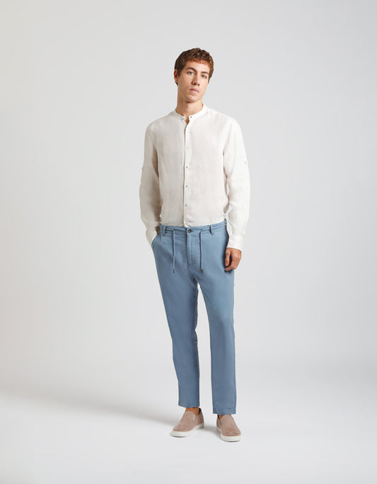 Pantaloni misto lino