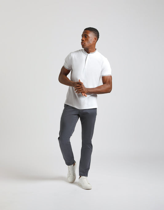 Pantaloni chino in cotone|Colore:Indaco