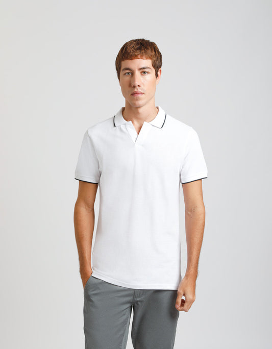 Polo 100% cotone|Colore:Bianco
