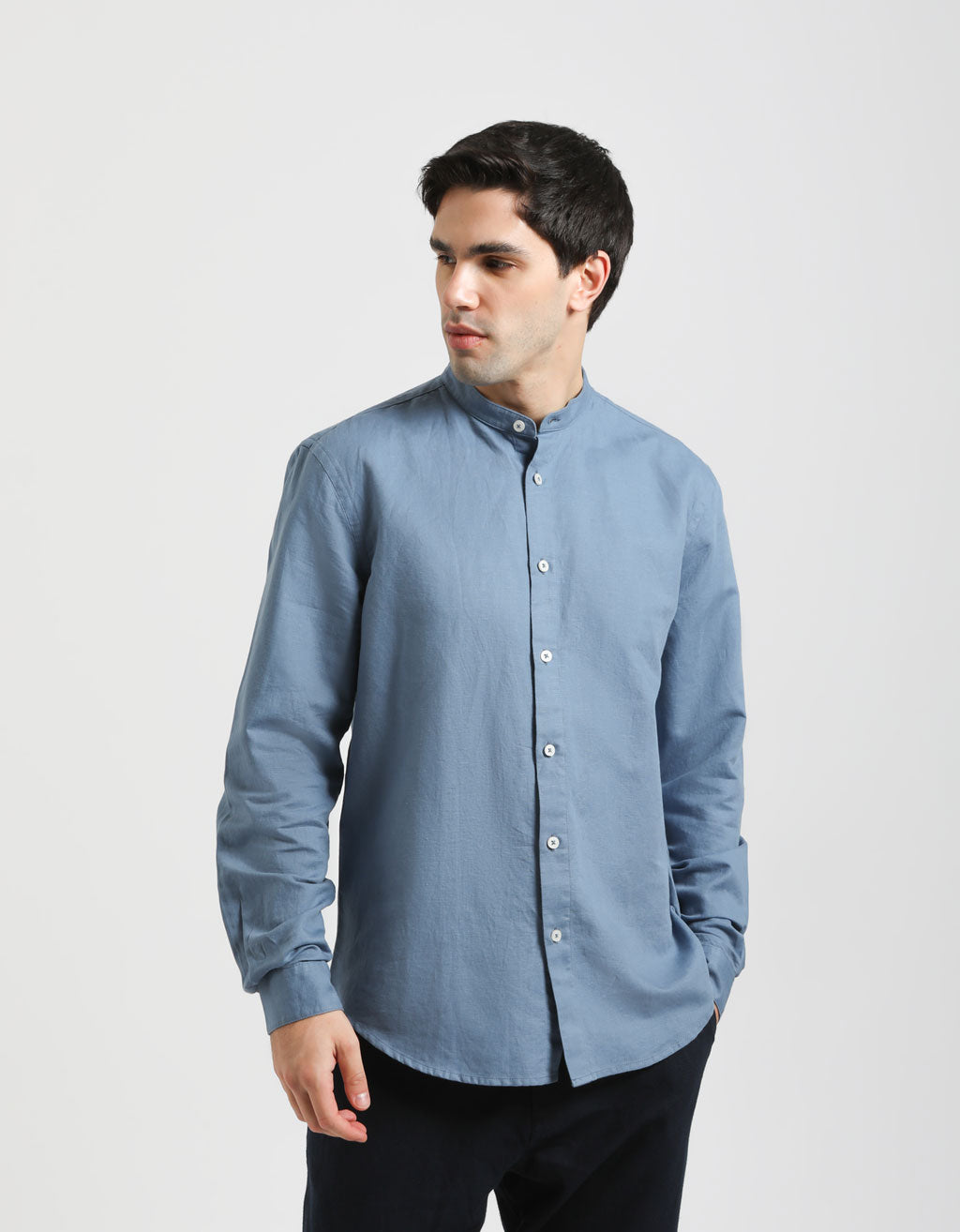 Sorbino Uomo Camicie Sorbino Camicie Lino Camicia Coreana Camicia