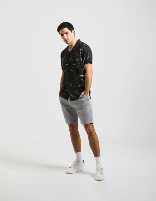 Cotton chino bermuda shorts