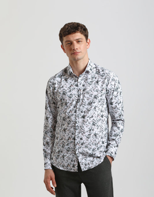 Camicia fantasia easy care