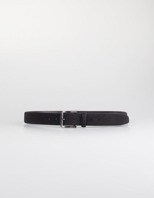 Textured faux leather belt