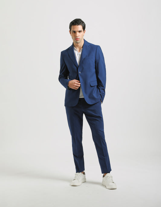 Solid color suit