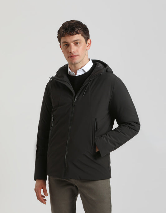 Padded jacket with hood