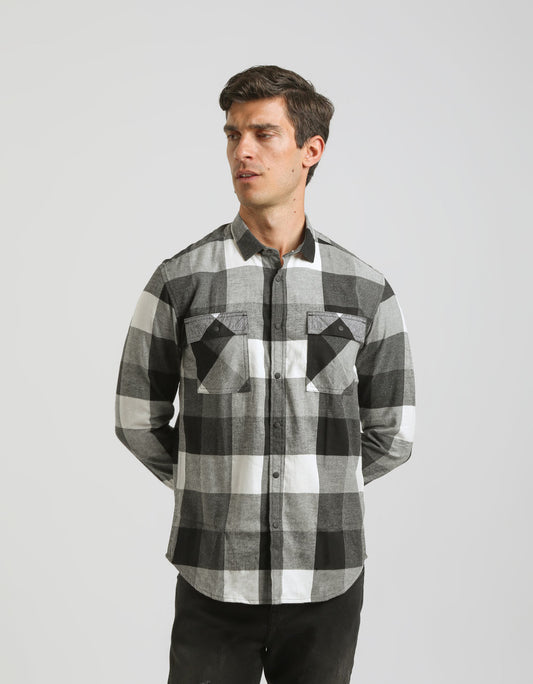 Camicia in flanella a quadri