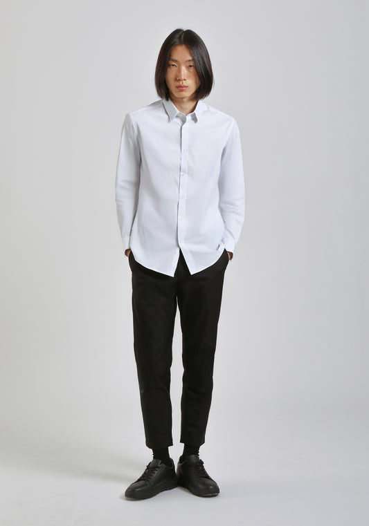 Pantaloni chino in nylon|Colore:Nero