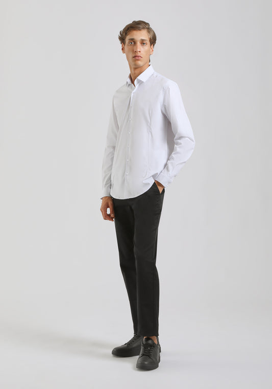 Pantaloni chino in cotone|Colore:Nero