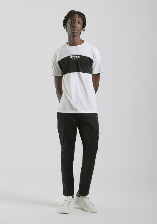 Pantaloni cargo in cotone|Colore:Nero