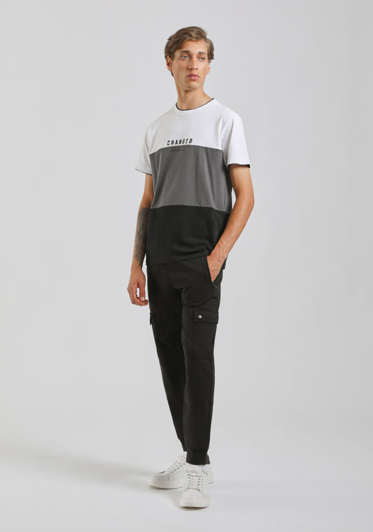 Jogger in felpa con tasconi|Colore:Nero