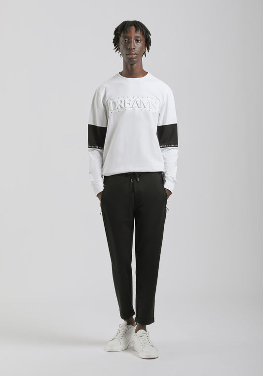 Jogger in felpa|Colore:Nero