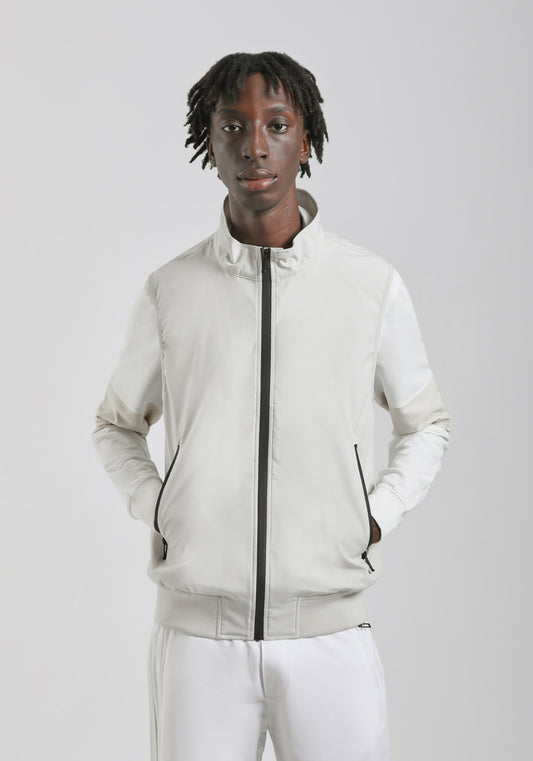 Smanicato in tessuto tecnico|Colore:Off white