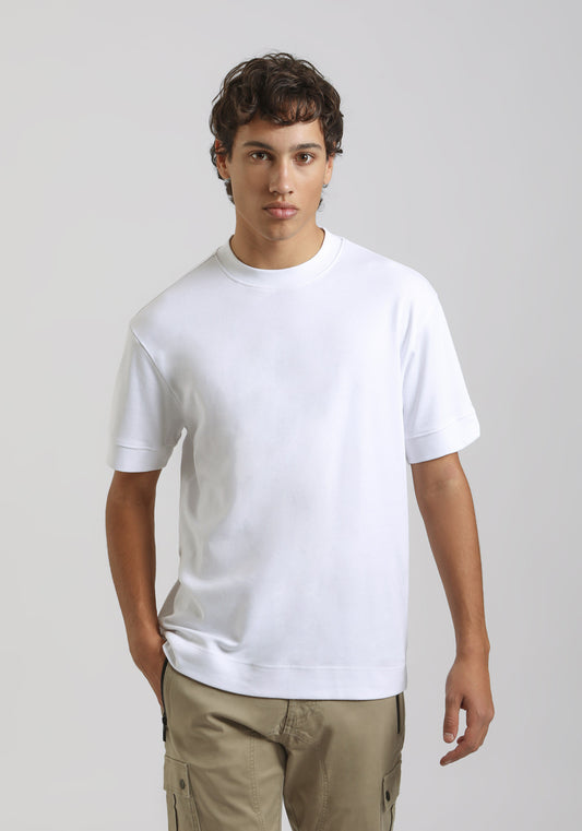 T-shirt over 100% cotone|Colore:Bianco