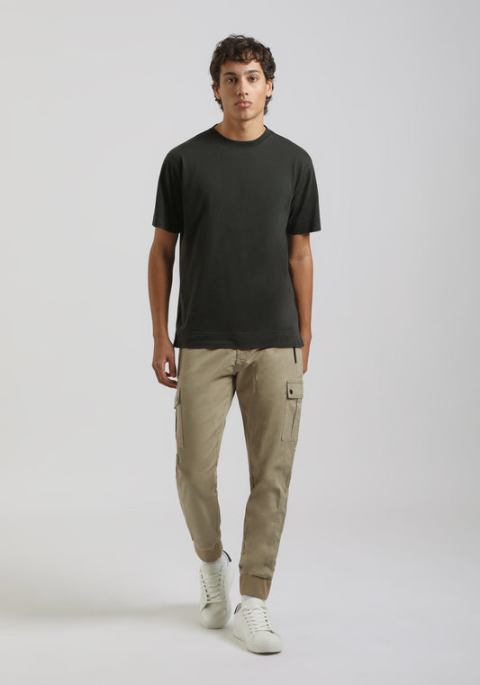 Pantaloni cargo in cotone|Colore:Beige