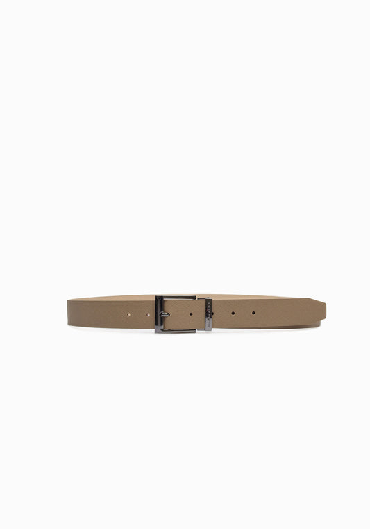 Cintura effetto saffiano|Colore:Beige