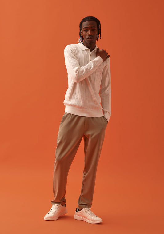 Jogger con laccetto|Colore:Safari