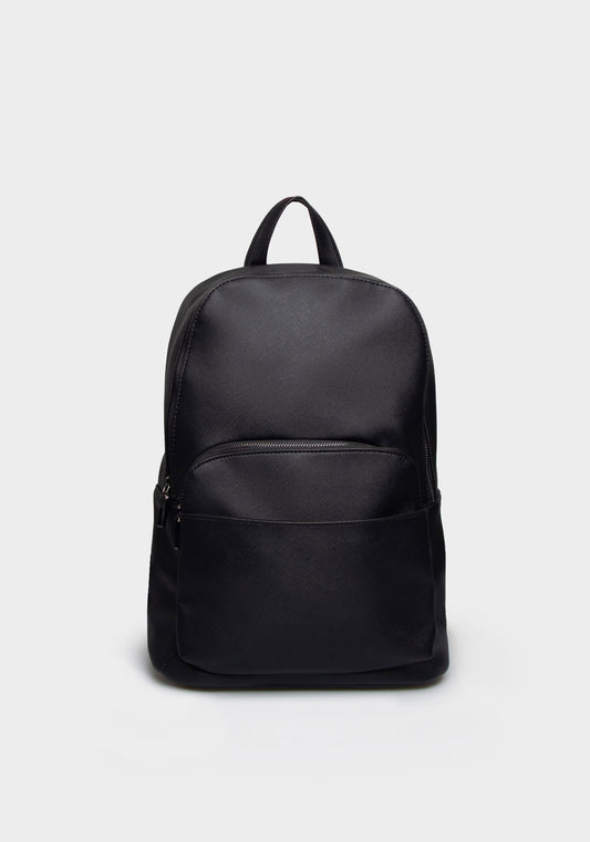 Zaino effetto pelle|Colore:Nero