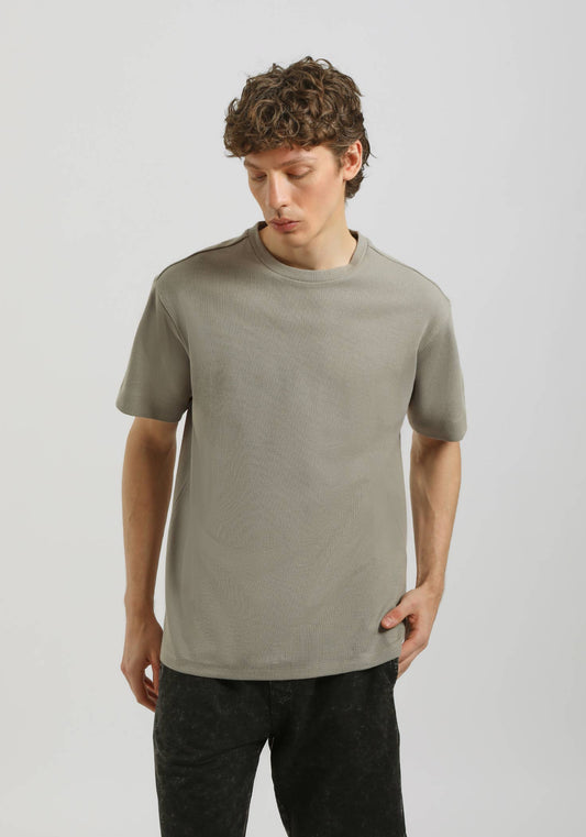 T-shirt 100% cotone|Colore:Grigio medio