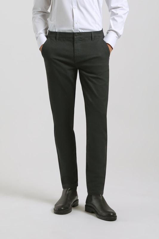 Pantaloni chino microfantasia|Colore:Blue