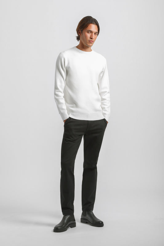 Pantaloni chino in cotone|Colore:Nero