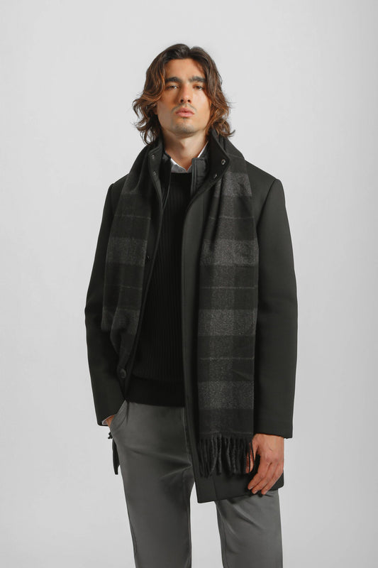 Cappotto con gilet|Colore:Nero