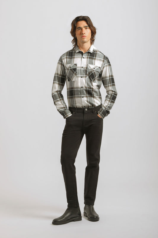 Pantaloni cinque tasche|Colore:Nero