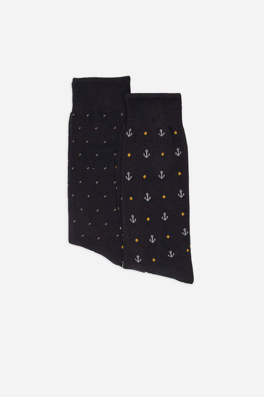 Calzini fantasia|Colore:Nero