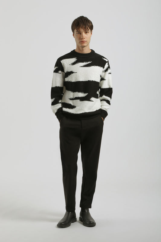 Pantaloni chino con laccetto|Colore:Nero