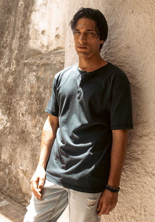 T-shirt collo serafino