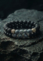 Set of stone bracelets