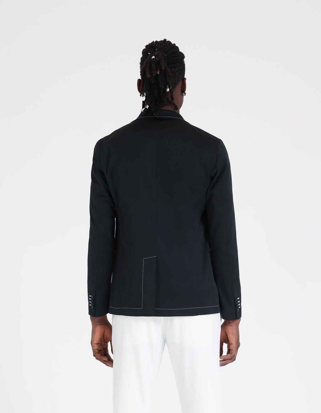 Giacca effetto raso|Colore:Nero