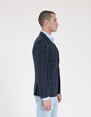 Giacca a quadri|Colore:Blue