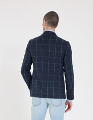 Giacca a quadri|Colore:Blue