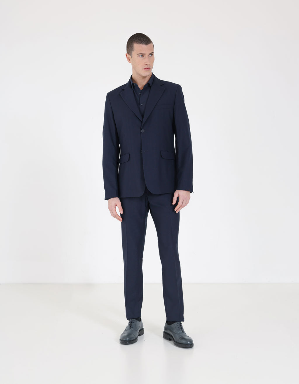 Abito tessuto strutturato|Colore:Blue