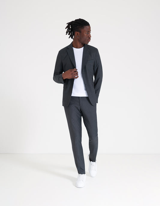 Abito tessuto strutturato|Colore:Grigio