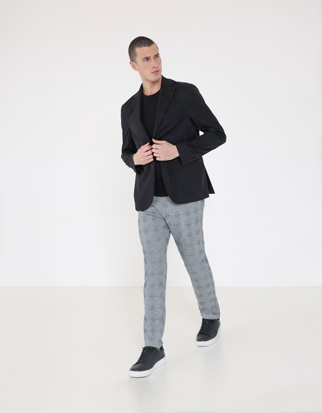 Giacca strutturata|Colore:Nero