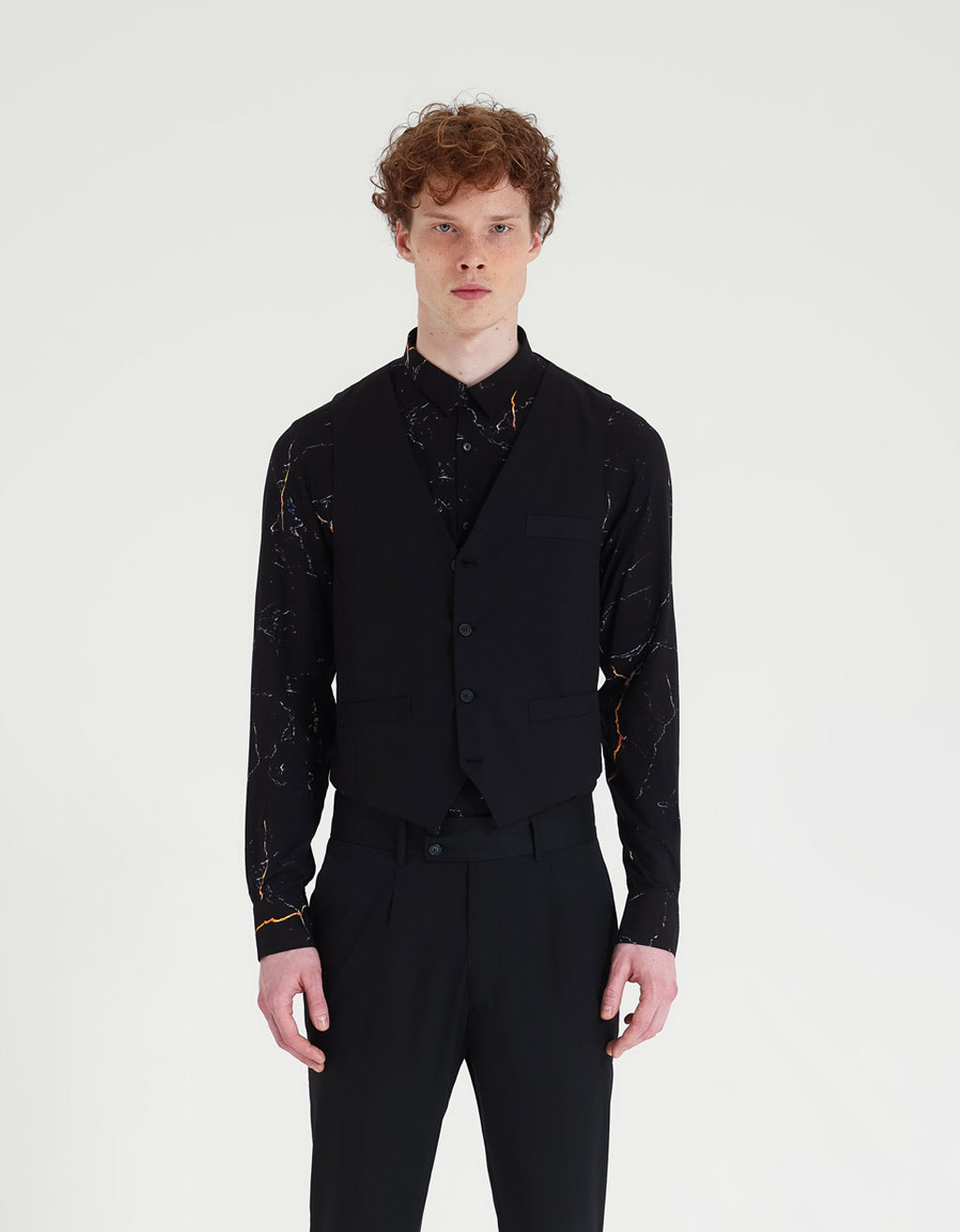 Gilet tinta unita|Colore:Nero