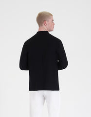Giacca senza collo|Colore:Nero