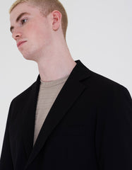 Abito misto lino|Colore:Nero