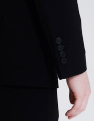 Abito misto lino|Colore:Nero