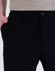 Abito misto lino|Colore:Nero